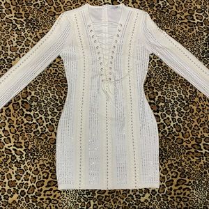 NWT Fashion Nova No Consequences Embellished Dress